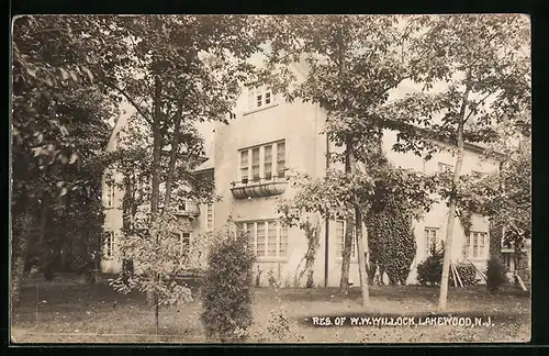 AK Lakewood, NJ, Res. of W.W. Willock