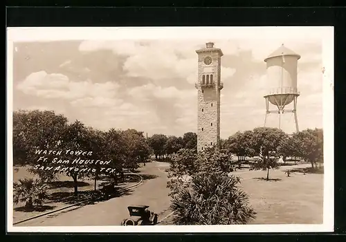 AK San Antonio, TX, Watch Tower, Fr. Sam Houston