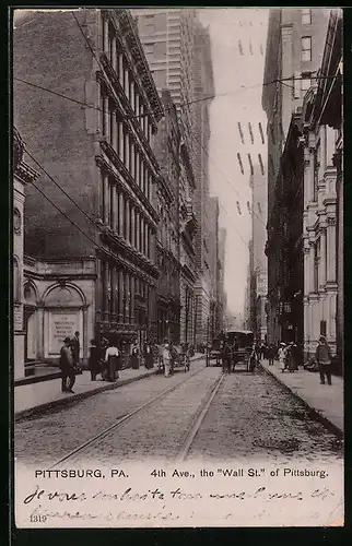 AK Pittsburg, PA, 4th Ave., the Wall St. of Pittsburg