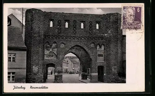 AK Jüterbog, Ansicht Neumarkttor
