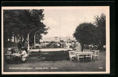 AK Boltenhagen, Ostsee-Hotel, Garten