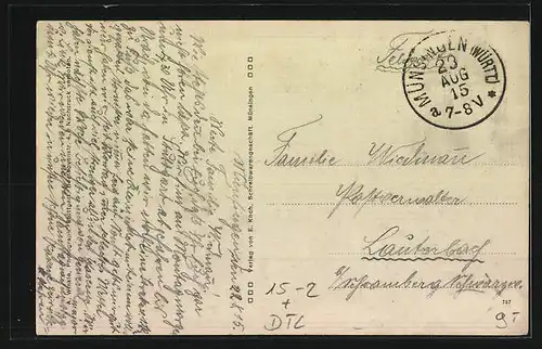 AK Münsingen, Neues Lager mit Luftschiff Zeppelin