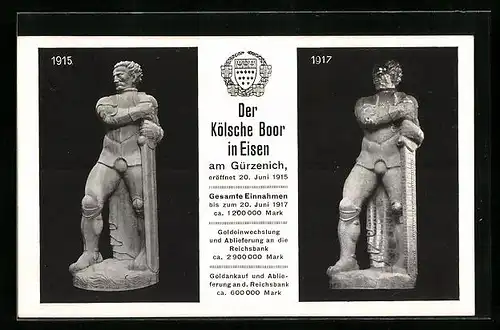 AK Köln, Der Kölnische Bauer in Eisen am Gürzenich
