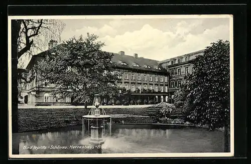 AK Bad Teplitz-Schönau, Herrenhaus-Bad