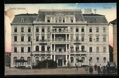 AK Teplitz-Schönau, Ansicht Kaiserbad