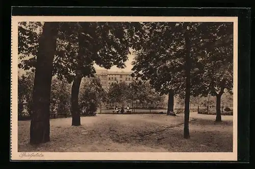 AK Berlin, Marthashofschule, Spielplatz, Schwedterstr. 37 /40