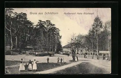 AK Berlin-Schildhorn, Restaurant Hans Ritzhaupt