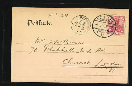 AK Berlin, Kaiser-Keller, In der Rosenlaube