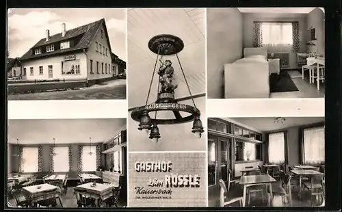 AK Kaisersbach /Welzheimer Wald, Gasthof zum Rössle, Innenansicht