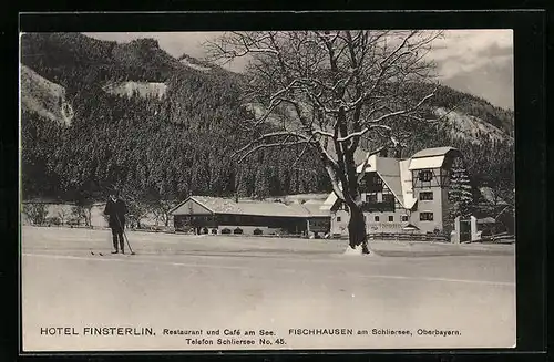 AK Fischhausen am Schliersee, Hotel Finterlin, Restaurant und Cafe am See