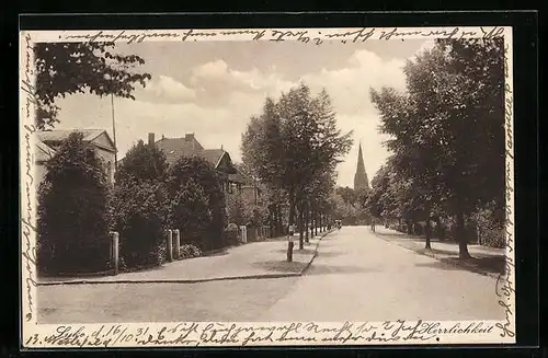 AK Syke, Partie in der Herrlichkeit, Kirchturm