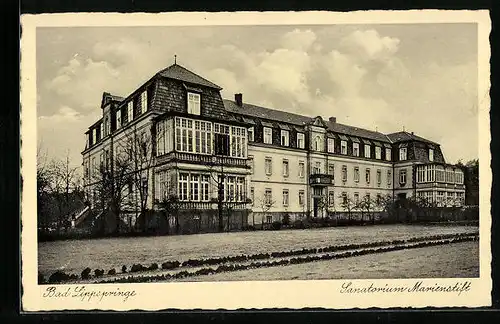 AK Bad Lippspringe, Sanatorium Marienstift