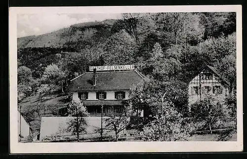 AK Waldkirch i. Br., Gasthof Felsenkeller