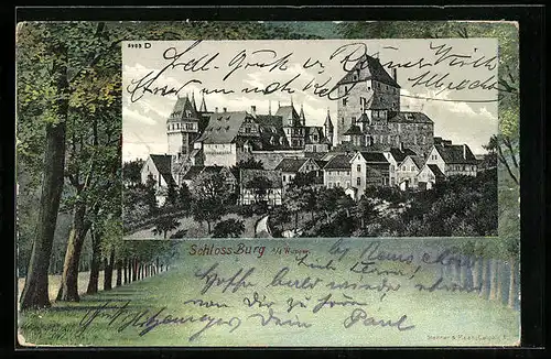 AK Solingen, Schloss Burg an der Wupper