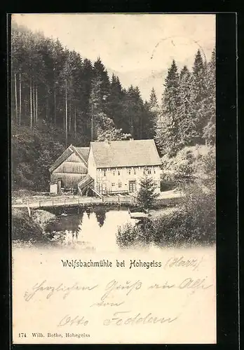 AK Hohegeiss, Wolfsbachmühle