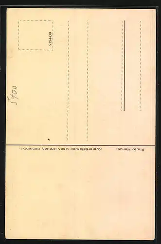 AK Koblenz a. Rhein, Hotel Monopol-Metropole von Ernst Enke