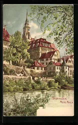 Künstler-AK Tübingen, Alte Aula