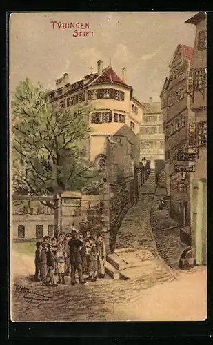Künstler-AK Tübingen, Stift mit Chor