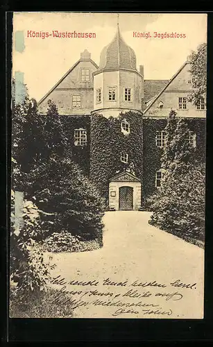AK Königs-Wusterhausen, Königliches Jagdschloss