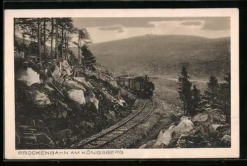 AK Königsberg, Die Brockenbahn