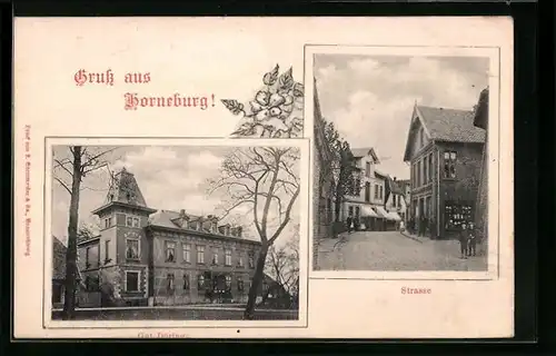 AK Horneburg, Gut Düring, Strassenpartie