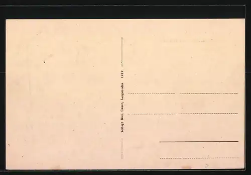 AK Langensalza, Moltke-Strasse mit Alumnat