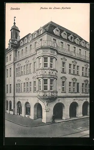 AK Dresden, Neubau der Löwen-Apotheke
