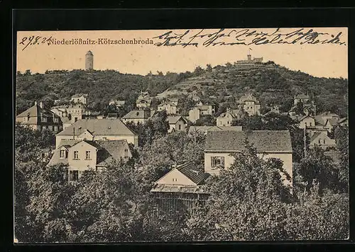 AK Niederlössnitz-Kötzschenbroda, Panorama