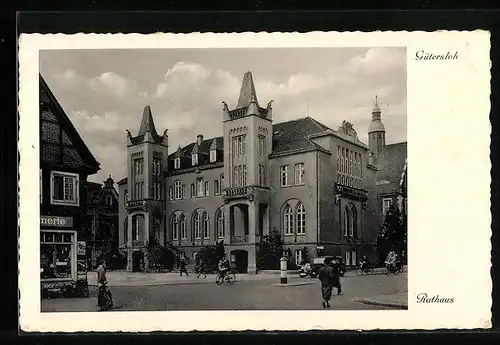AK Gütersloh, Blick zum Rathaus