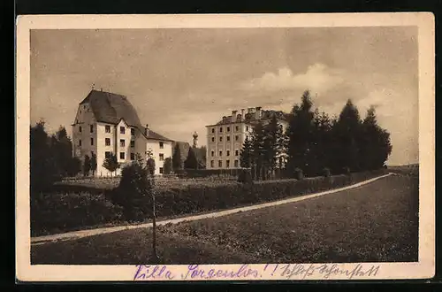 AK Schonstett, Das Sanatorium, Südansicht