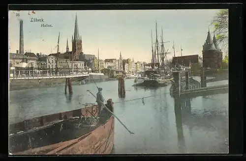AK Lübeck, Hafenbild