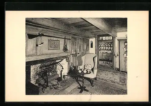 AK Winterthur, DE, Henry Francis du pont Museum, A sitting room from the Johannes Hardenbergh House