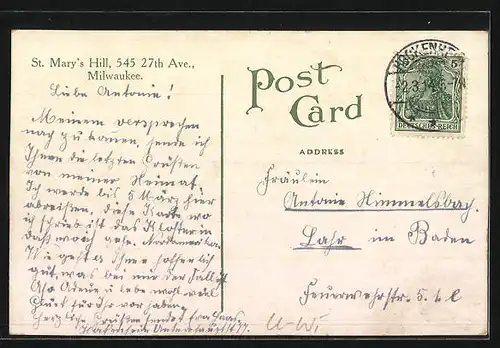 AK Milwaukee, WI, St. Mary`s Hill, 545 27th Ave