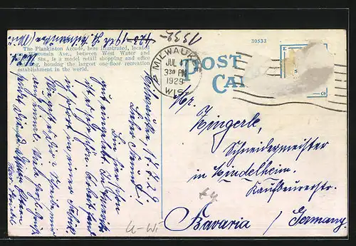 AK Milwaukee, WI, Plankinton Arcade