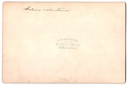 Fotografie J. R. Phot., Ansicht Paris, Trümmerfeld nach dem Einsturz der Colonne Vendome 1871