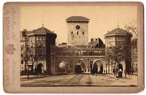 Fotografie G. Stuffler, München, Ansicht München, Isarthor