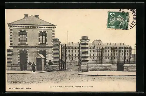 AK Melun, Nouvelle Caserne d`Infanterie