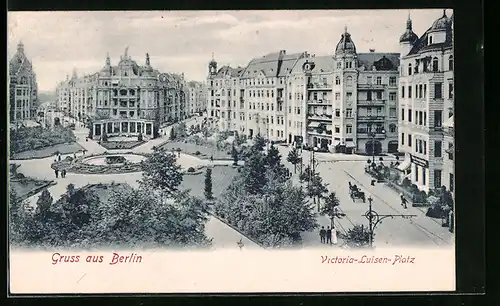 AK Berlin, Victoria-Luisen-Platz aus der Vogelschau