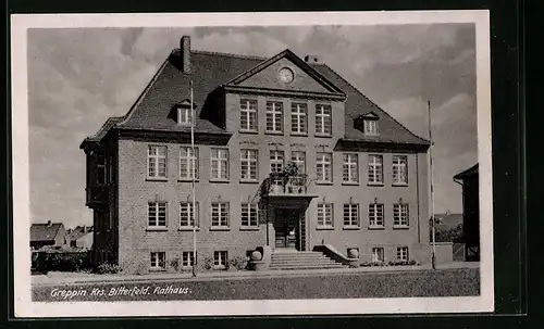 AK Greppin /Krs. Bitterfeld, Rathaus