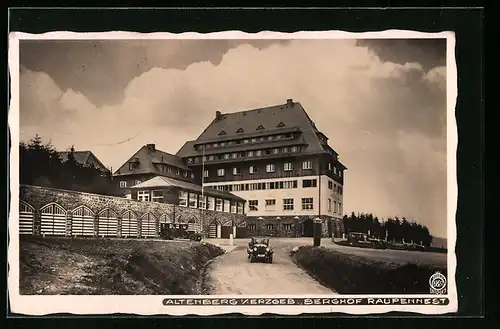 AK Altenberg i. Erzgeb., Berggasthof Raupennest