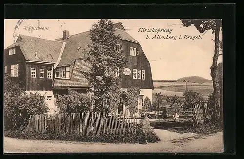 AK Hirschsprung b. Altenberg, Buschhaus