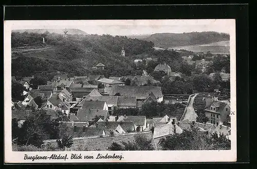 AK Burgörner-Altdorf, Blick vom Lindenberg auf den Ort