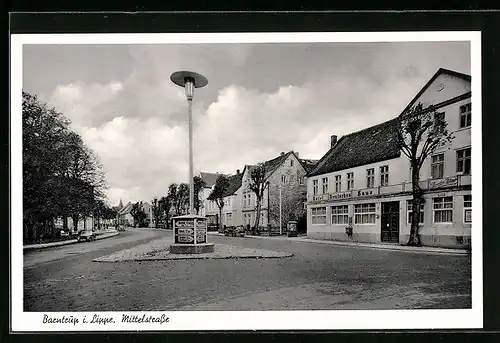 AK Barntrup i. Lippe, Hotel Deutes Haus an der Mittelstrasse