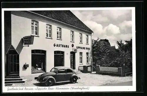 AK Hummersen /Weserbergland, Gasthaus und Pension Lippische Rose