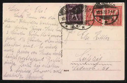 AK Bitterfeld, Markt mit Kirche