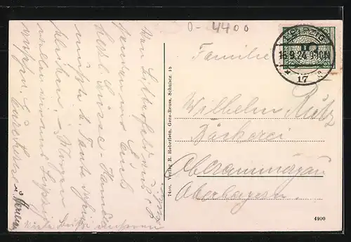 AK Bitterfeld, Partie am grossen Teich