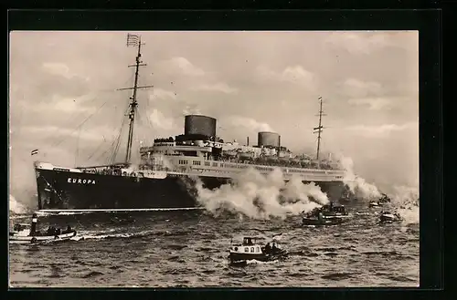 AK Passagierschiff Europa des Norddeutscher Lloyd Bremen