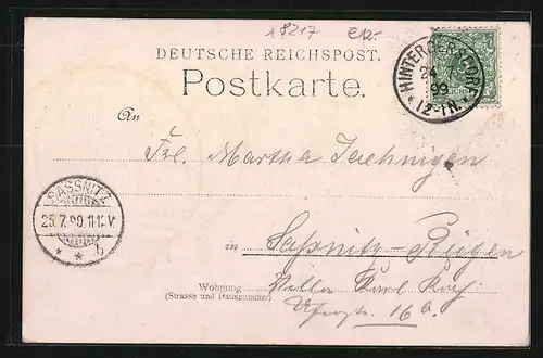 AK Hintergersdorf, Kurbad Hartha, Saal, Conzertgarten