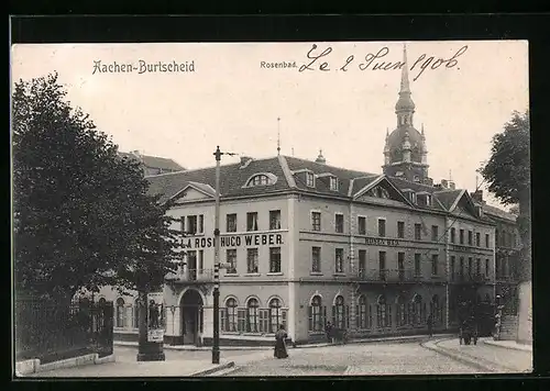 AK Aachen-Burtscheid, Ansicht Rosenbad