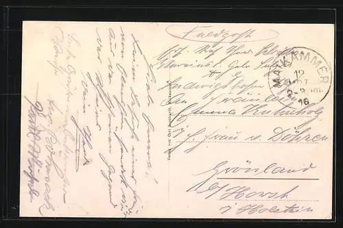 AK Maikammer /Rheinpf., Strassenpartie am Lindeck, mit Strassenbahn